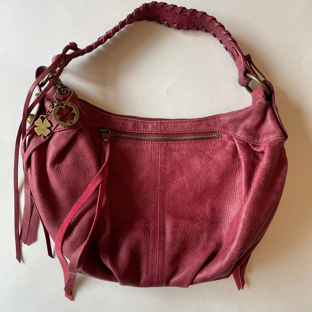 🎈Lucky Brand Leather Hobo Bag